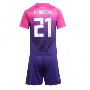 Fotbalové Dres Německo Ilkay Gundogan #21 Dětské Venkovní Oblečení ME 2024 Krátký Rukáv (+ trenýrky)